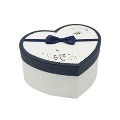 القلب على شكل مربع لطيف هدية عيد الميلاد صناديق للأطفال